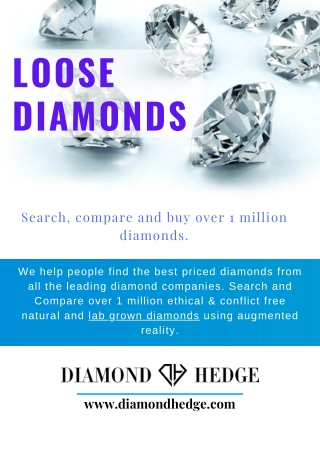 Loose Diamonds by Diamond Hedge