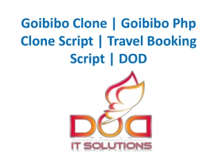 Goibibo Clone | Goibibo Php Clone Script | Travel Booking Script