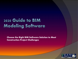 2020 Guide to BIM Modeling Software | Woman Minority Certified Construction Company DC| Tejjy Inc.