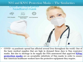 N95 and KN95 Protection Masks – The Similarities