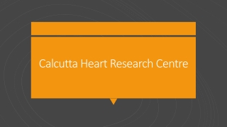 Get Cardiology and Radiology Services at Calcutta Heart Research Centre