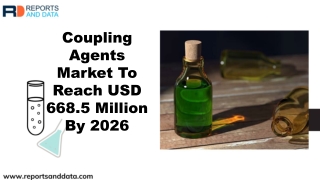 Coupling Agents Market  Analysis, Growth rate, Production Cost, Capacity,  share and Forecasts to 2026