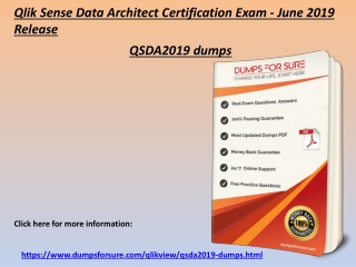 Get QSDA2019 Exam Dumps - QlikView QSDA2019 PDF