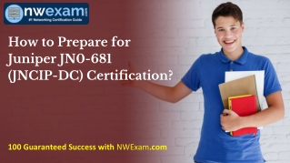 Juniper JN0-681 JNCIP-DC Certification | Best Practice Test