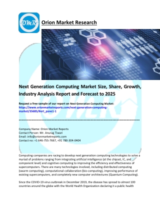 Next Generation Computing Market