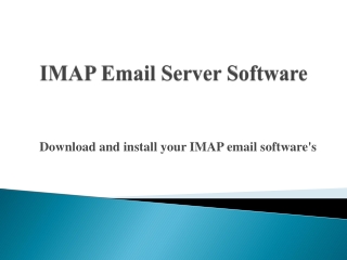 IMAP Email Server Software