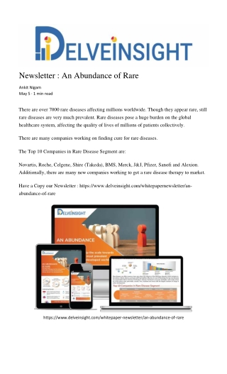 Newsletter : An Abundance of Rare