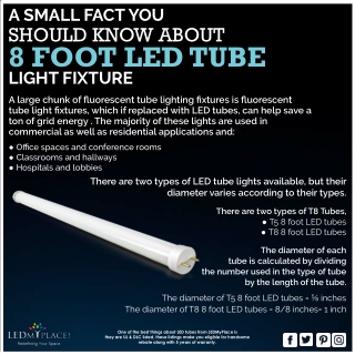 Best 8 Foot LED Tube Light Fixture