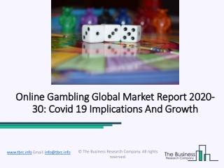 Online Gambling Market Analysis By Size, Trends and Segments Forecast to 2030