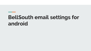 How to do Bellsouth email settings