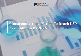 Glucuronolactone Market Analysis, Supply Chain, Consumption ratio, import/export details and Forecasts to 2026