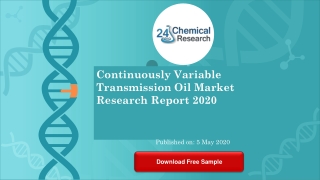 Continuously Variable Transmission Oil Market Research Report 2020