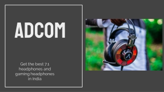 Shop for the best 7.1 headphones in India.