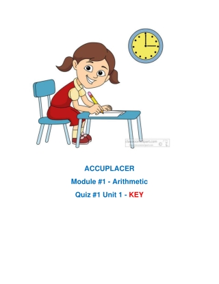 ACC. Quiz #1 Unit 1 KEY