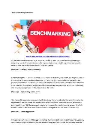 Phases of benchmarking