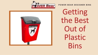 Getting the Best Out of Plastic Bin Suppliers in the UAE