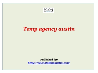 Temp agency austin