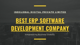 ERP Software Development Company