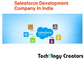 Salesforce Development Company in India.