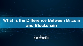 What is the Difference Between Bitcoin and Blockchain