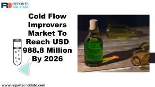 Cold Flow Improvers Market Analysis, Top Players, Regions,  Segments and Forecasts to 2026