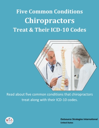 Five Common Conditions Chiropractors Treat & Their ICD-10 Codes