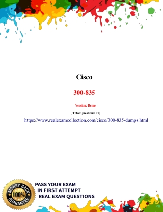 Updated Cisco 300-835 Exam Dumps - 300-835 Question Answers
