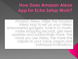 Download the Alexa App