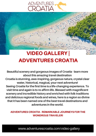 Adventures Croatia - Remarkable journeys for the wondrous traveler!