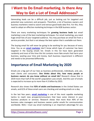 Grow Your Business Sales Revenue with Email Marketing In 2020
