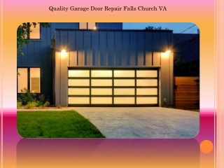 Quality Garage Door Repair Falls Church VA