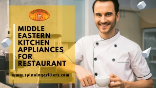 Middle Eastern Kitchen Appliances for Restaurant