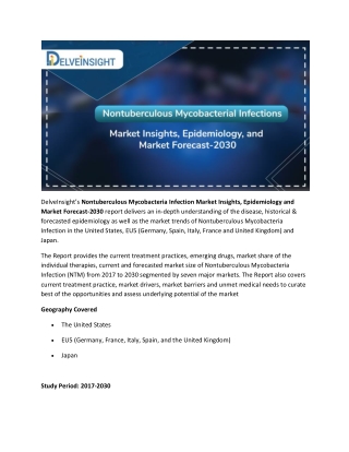 Nontuberculous Mycobacterial Infections Market Size & Share