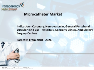 Microcatheter Market to reach US$ 304.5 Mn by 2026