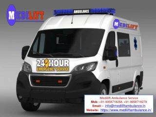 Get Comfortable and Cheapest Budget - Medilift Ambulance in Chanakyapuri and Chattarpur