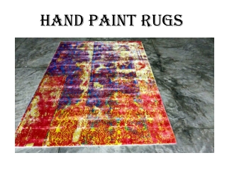 Hand Painting Rugs Dubai