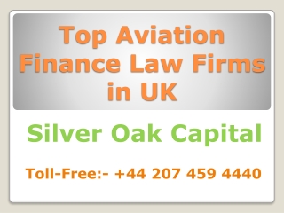 Top Aviation Finance Law Firms in UK