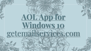 Download AOL app for Windows 10 |  1-855-599-8359 |   AOL mail app for android