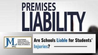 Are Schools Liable for Students’ Injuries?