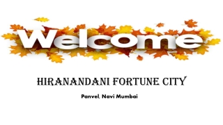 Hiranandani Fortune City location