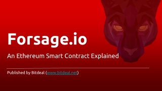 Forsage Smart Contract Explained