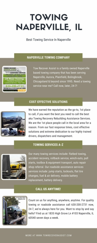 Towing Naperville, IL
