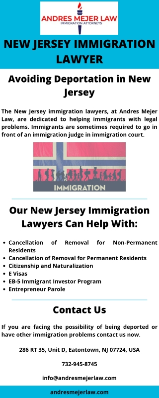 NEW JERSEY IMMIGRATION LAWYER