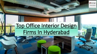 Top Office Interior Design Firms In Hyderabad