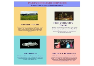 Best NYC Party Bus Services With Party Line Limo