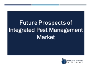 Integrated Pest Management Market Analysis By Knowledge Sourcing Intelligence