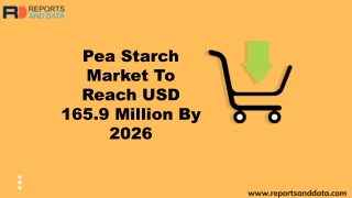 Pea Starch Market To Reach USD 165.9 Million By 2026