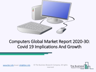 Computers Market Growth, Emerging Trends And Future Opportunities 2020