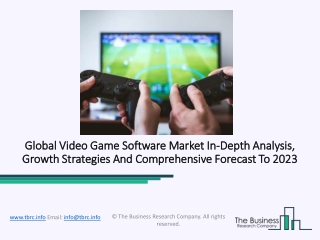 Video Gaming Software  Market Share 2020 By Technologies, Business Strategy And Segmentation By 2023