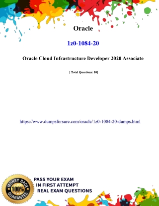 Get Real Oracle 1Z0-1084-20 Exam Questions answers - DumpsforSure